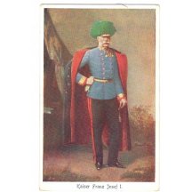 Franz Joseph in blue uniform , 2nd variant