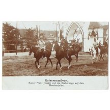 Císařské manévry, císař Franz Josef I. a arcivévoda