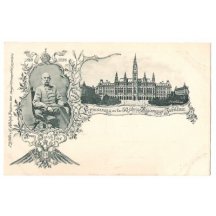 Portrét sedícího císaře Františka a kostel Rothaus