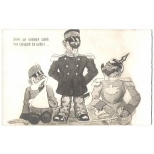 Císař Vilém a Franz Josef vyčerpaní-a italský král 