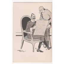 Vilém studuje strategii a František Josef ho pozoruje