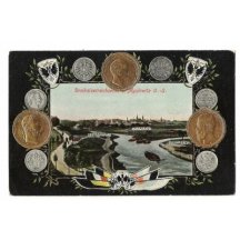 Myslowitz- vyobrazení mincí tří císařů