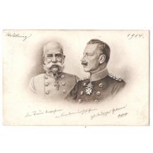 Franz Joseph and Wilhelm, black and white issue