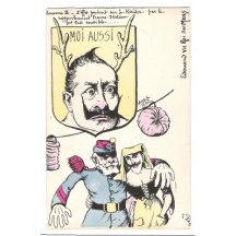 Císaři Vilémovi nasadili parohy