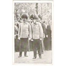 Císař Franz Josef a Franz Ferdinand- okolo představitelé města