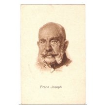 Franz Joseph was painted brown charcoal