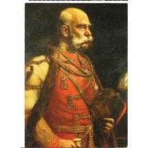 Emperor Franz Joseph in a red uniform