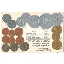 Německo - mincovní pohlednice / i jubilejní - Hindenburg