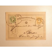 Rakouská celina žluťásek - dofrankovaná 3 krejcary