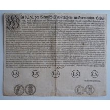 Cirkulář vydání mincí , Ludvík XV. , r. 1718