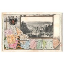 Mariánské Lázně - známky a orlice