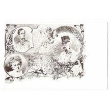 Portréty Franz Josefa a pohled na rotundu