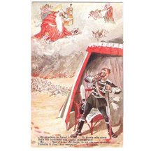 Císař Vilém telefonuje Pánu Bohu o pomoc v boji 