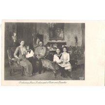 František Ferdinand d´Este s celou rodinou - Konopiště