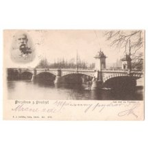 V horním rohu Franz Joseph- Pozdrav z Prahy