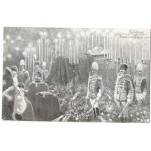 Modlící se biskupové u rakve Franz Josefa