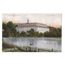 Barevná fotografie císařského zámku, Politz