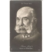 Extraordinary postcard of Franz Josef I. - RR !