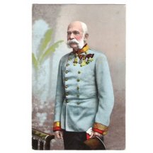 Franz Joseph in blue uniform