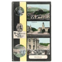 Pohled na město a památky, Salzburg