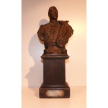 Busta císaře Wilhelma v uniformě