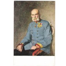 Sitting painted Franz Joseph