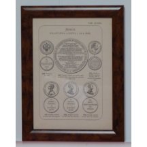 Obraz mincí Františka Josefa