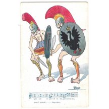 Císaři FJI a W jako římští gladiátoři