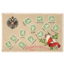 Známkomluva - orlice, prapor, známky (3)