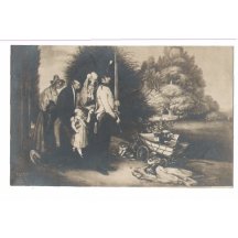 Malý Franz Josef s matkou Sofií v Laxenburgu 1833