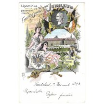 Upomínka na 50leté panování císaře Franz Josefa, Karlovy Vary