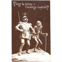 Wilhelm a Franz Josef v karikaturách