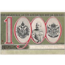 Rakousko- Portrét františka Josefa, r.1900