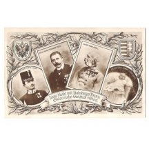 Smuteční pohlednice- úmrtí Franz Ferdinanda, varianta popisu