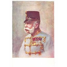 Franz Joseph with high black cap