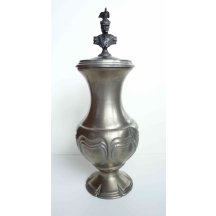 Patriotický korbel na víno - busta císaře Viléma / cín , 30 cm