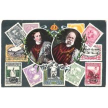 Portréty Franz Josefa a natištěné známky