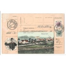 Holoubkov - post man and stamps of Franz Joseph