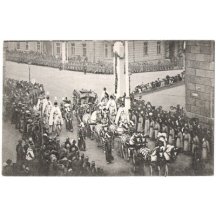 Coronation of emperor Karl - in coach 