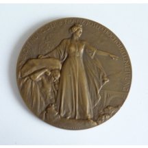 Bronzová medaile Franz Josef a starosta Vídně - Luger , výstava Wien 1910 