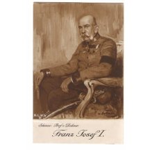 Franz Joseph , sitting on chair