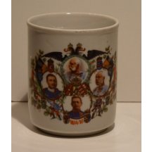 Cup - Franz Josef I. , Karl and generals