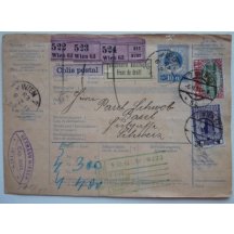 Poštovní průvodka s perfínem 