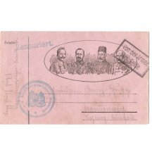 Čtyřportrét císařů v oválném rámečku