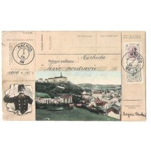 Nachod - post man and stamps of Franz Joseph