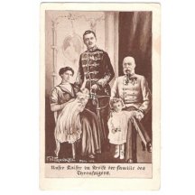 Společné vyobrazení Franz Josefa a Carlovy rodiny