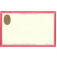 Reklamní lístek polní pošty pro 1.armádu Franz Josefa