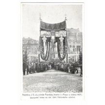 Slavnostní brána na dolní části Václavského náměstí, Praha