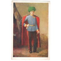 Franz Joseph in blue uniform