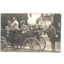 Nástup císaře Franz Josefa do kočáru